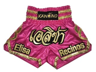 Short de Boxe Thai Personnalisé : KNSCUST-1080